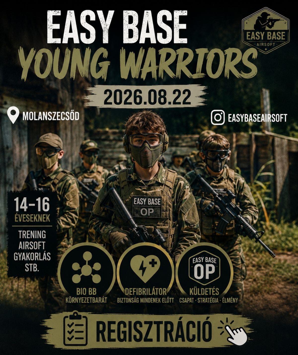 Airsoft és Taktikai nap 14-16 éves korosztálynak